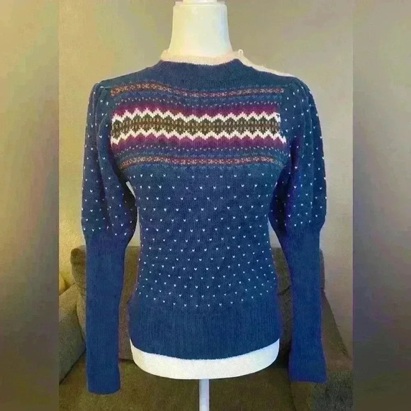 80s Vintage Sweater By Italian Mob - Picture 1 of 16